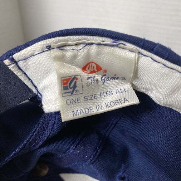 Vtg Notre Dame Snapback Hat Cap The Game NCAA 1980s Split Bar 1988 Korea RARE - Picture 4 of 7